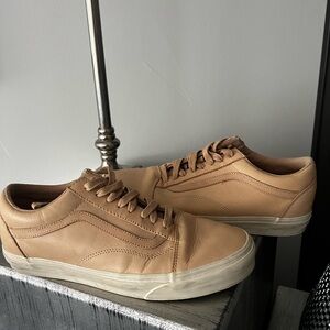 Vans leather classic peach